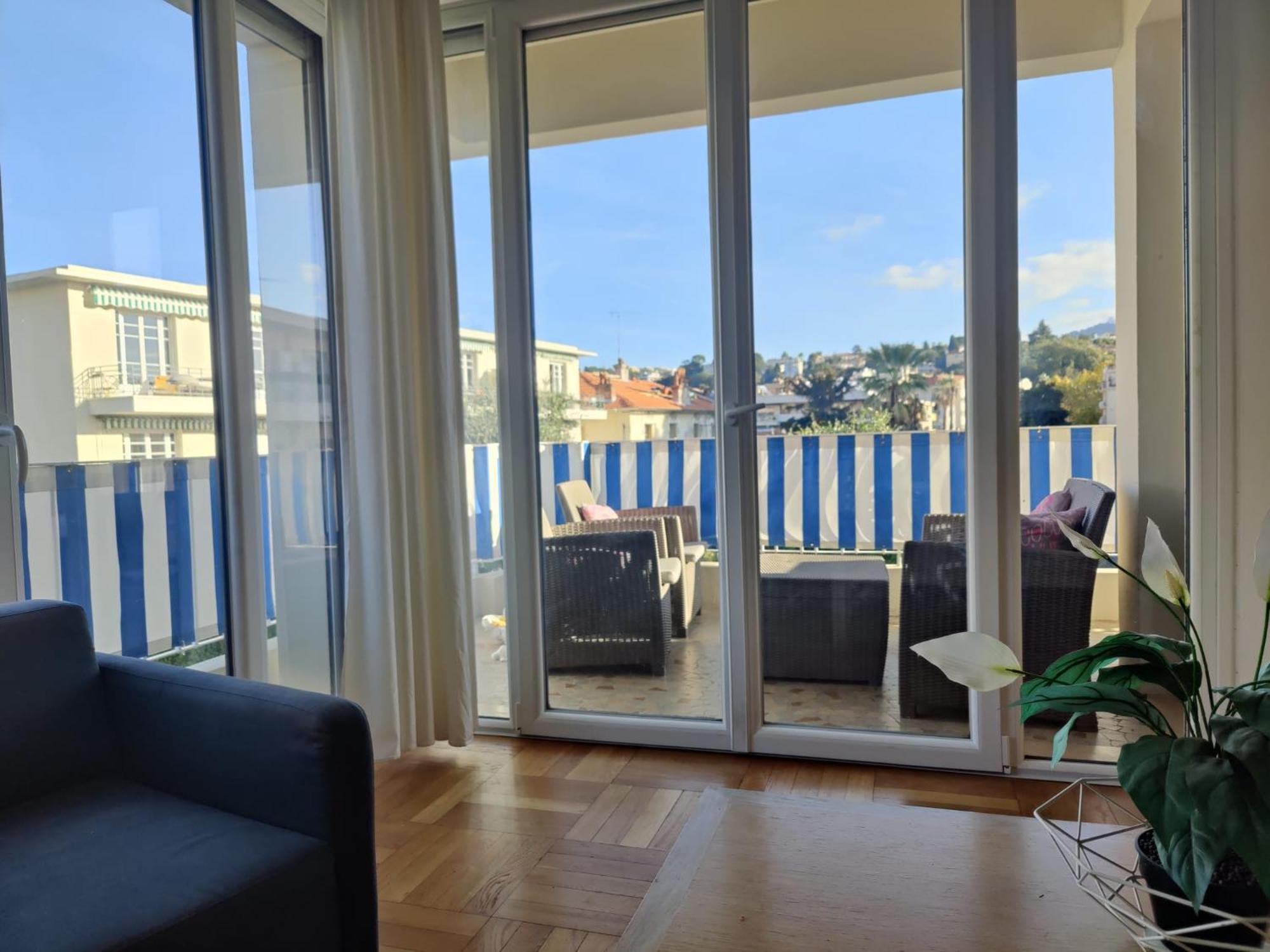 Grand Appartement Terrasse Parking Nizza Exterior foto