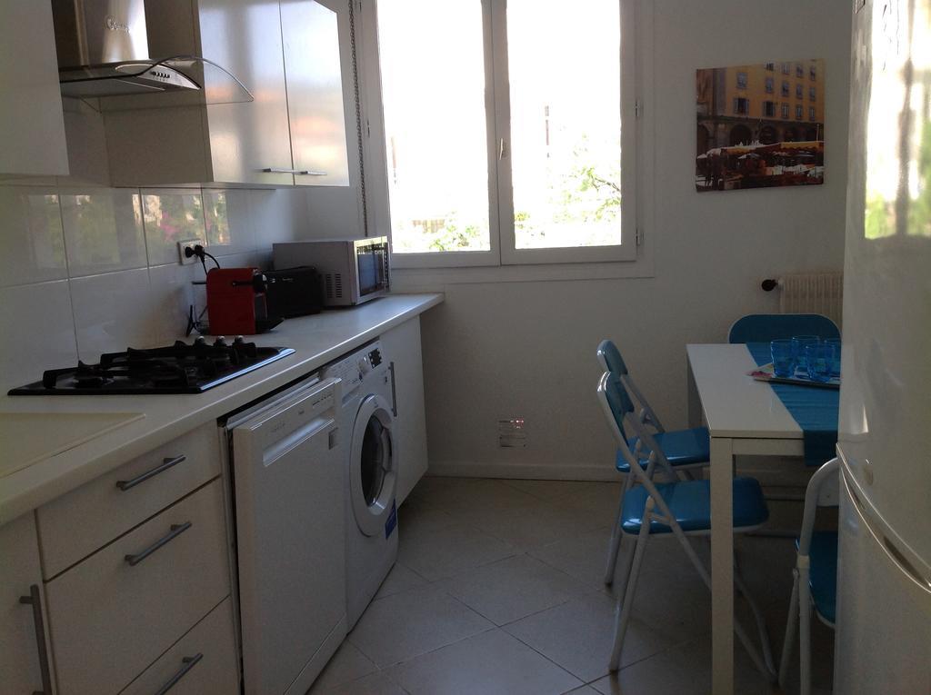Grand Appartement Terrasse Parking Nizza Exterior foto